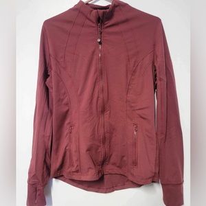 90 degree slim jacket . Size M. Red. Wore once. Excellent condition .